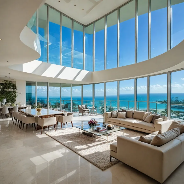 Elegant penthouses for rent in Miami Florida with panoramic ocean views
